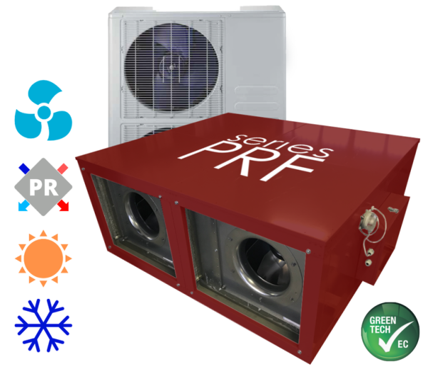 MIRAVENT PRF 1100 W (с водяным калорифером)