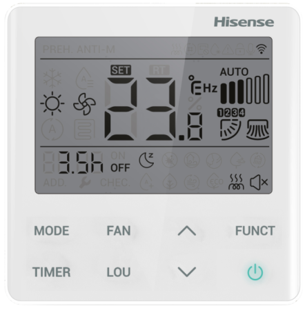 Hisense Heavy EU ADT-12UX4RBL8/AUW-12U4RS8 Wi-Fi